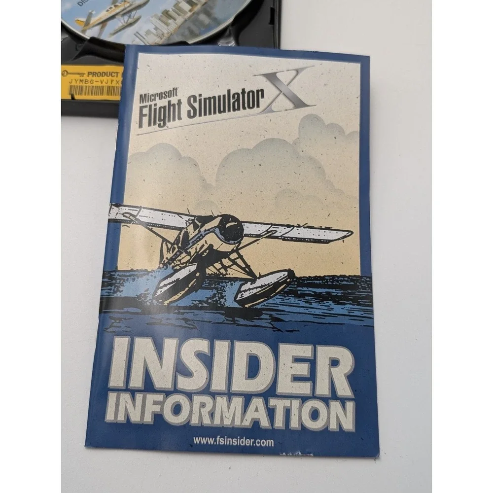 Microsoft Flight Simulator X: Deluxe Edition (PC, 2006) Complete w/ Product Key